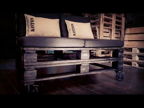 pallet sofa. диван из поддонов.