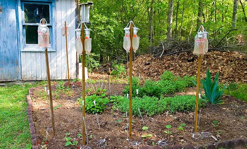 Drip irrigation with your own hands