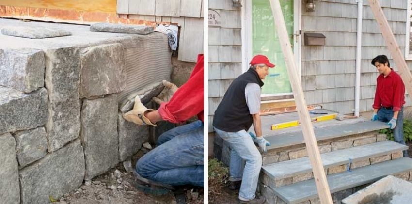 Porch to the house with your own hands