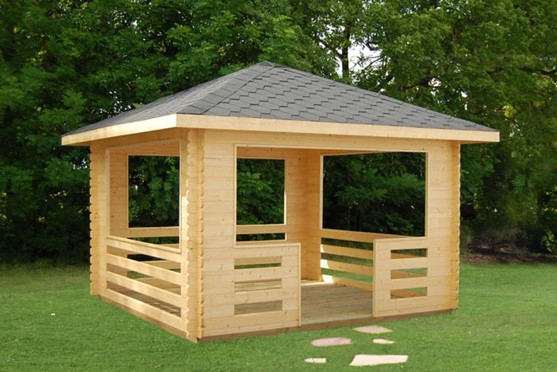 Do-it-yourself wooden gazebo