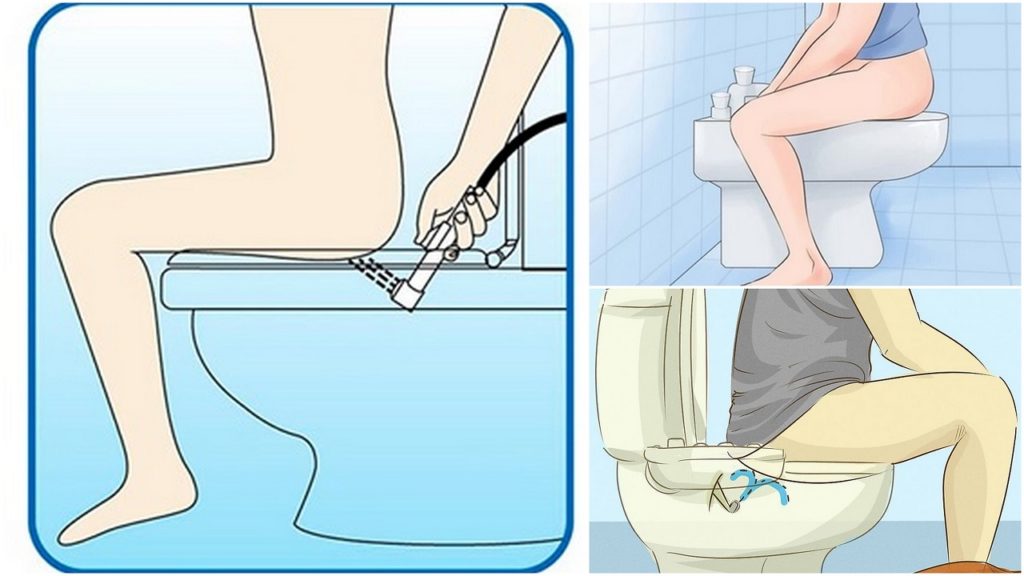How to properly sit on a bidet