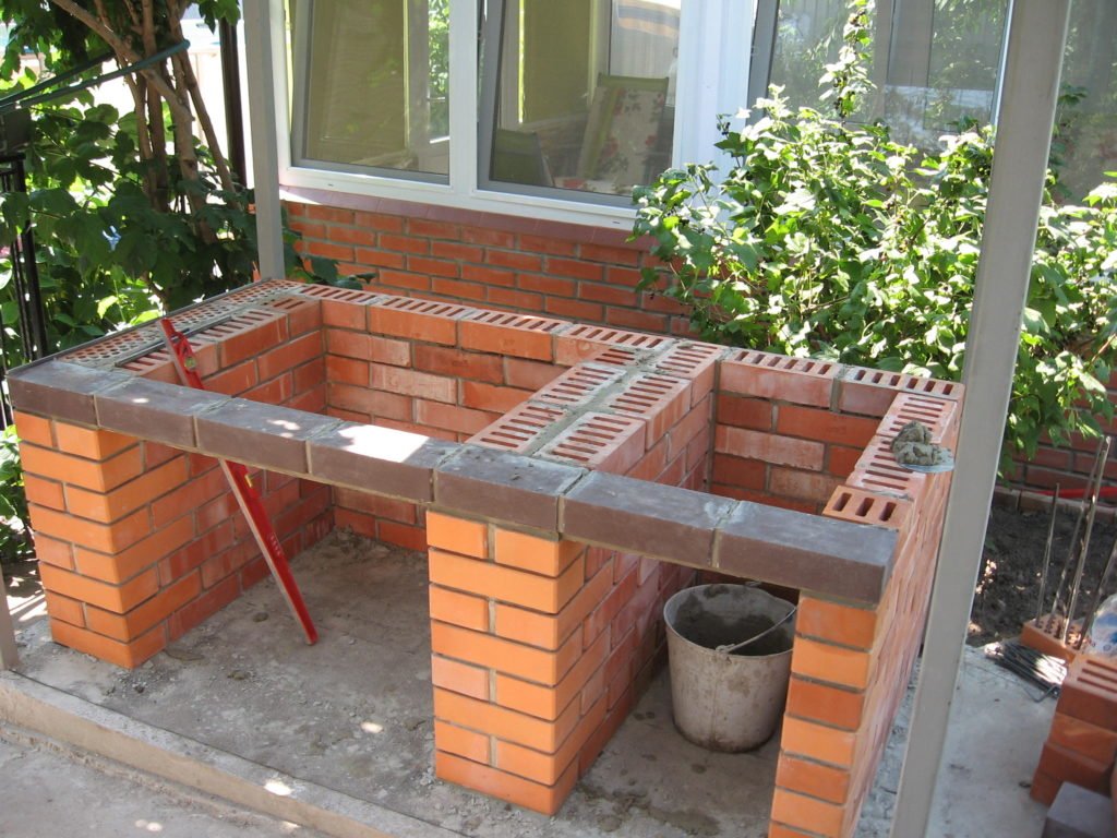 Brick Barbecue Grill Made by Your Own Hands. Photo (4)