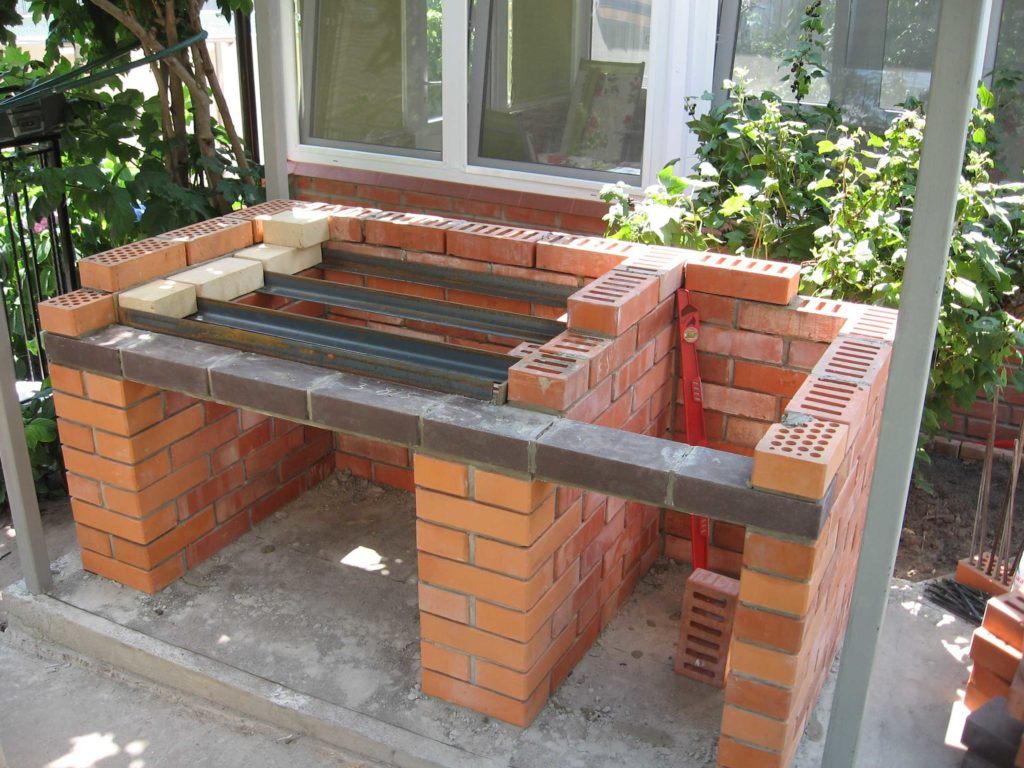 Brick Barbecue Grill Made by Your Own Hands. Photo (5)