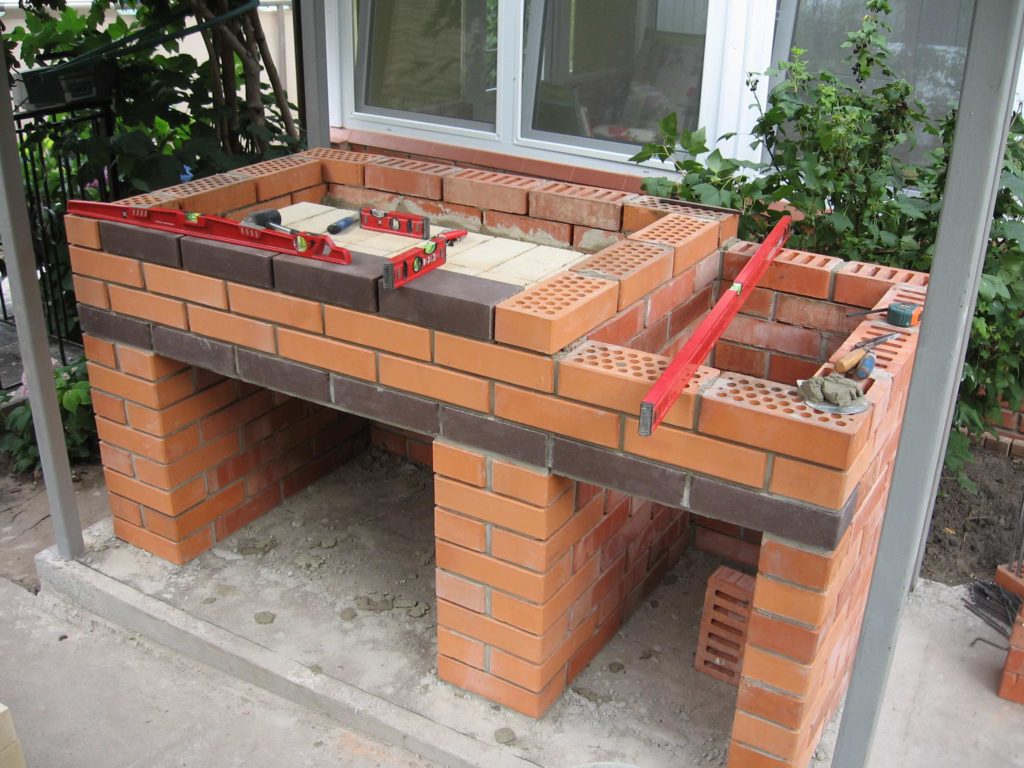 Brick Barbecue Grill Made by Your Own Hands. Photo (6)