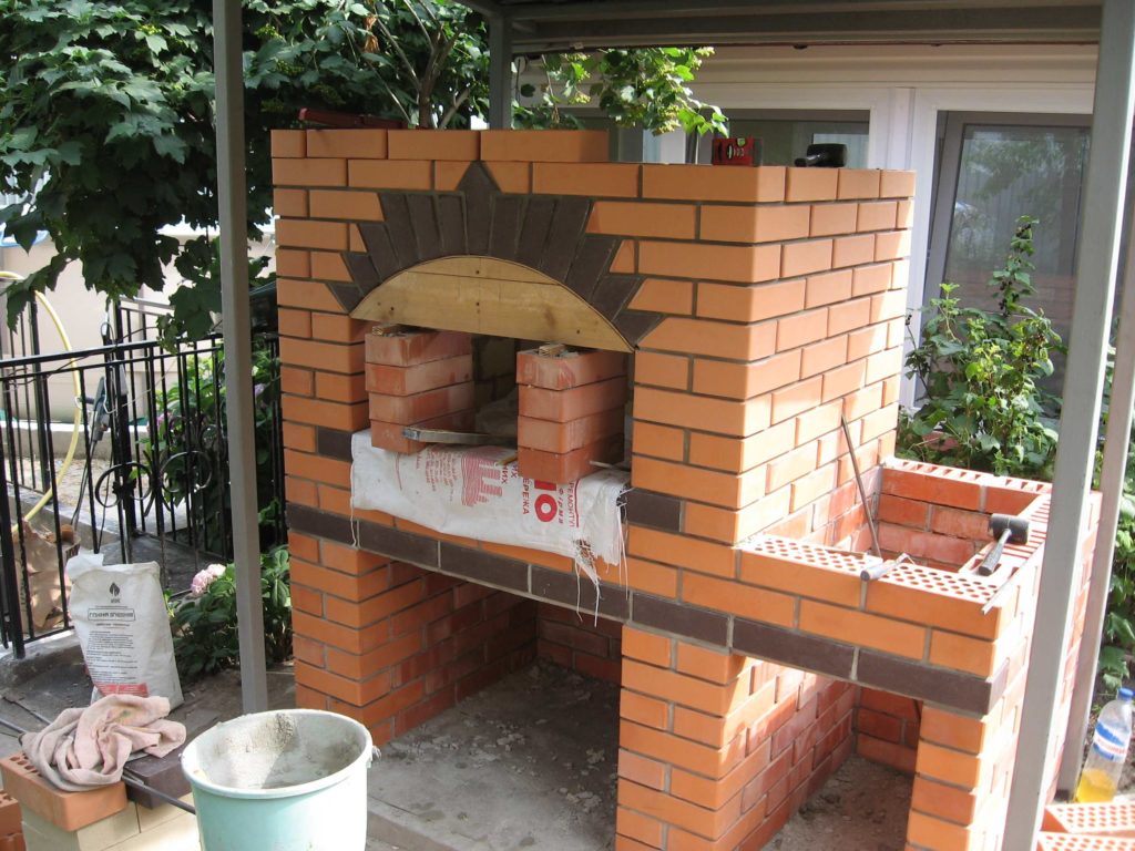 Brick Barbecue Grill Made by Your Own Hands. Photo (9)