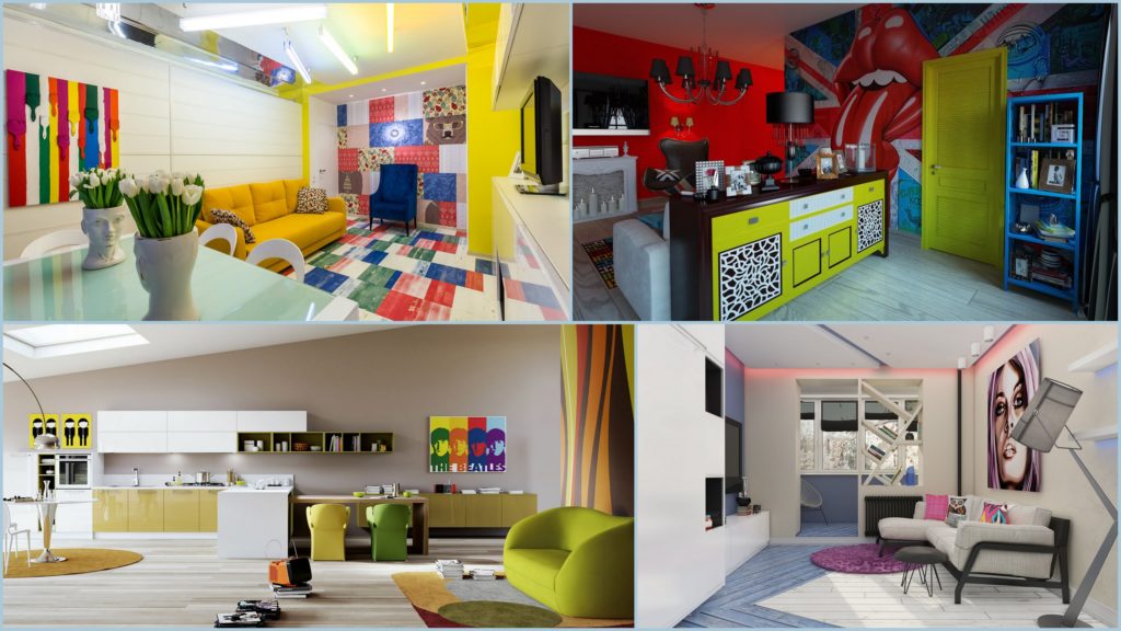 Laminate in Pop Art Interior