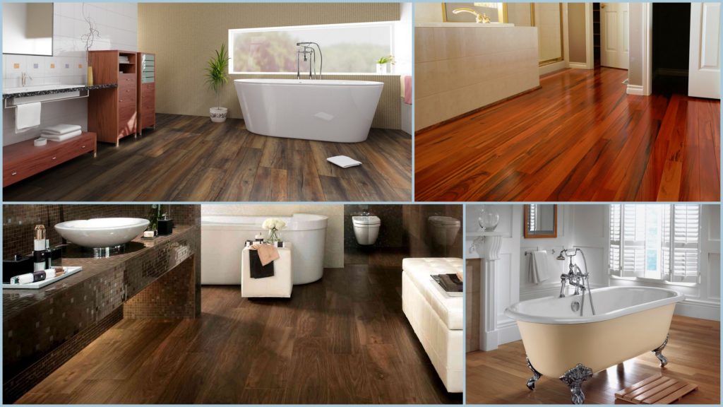 Laminate in Bathroom Interior