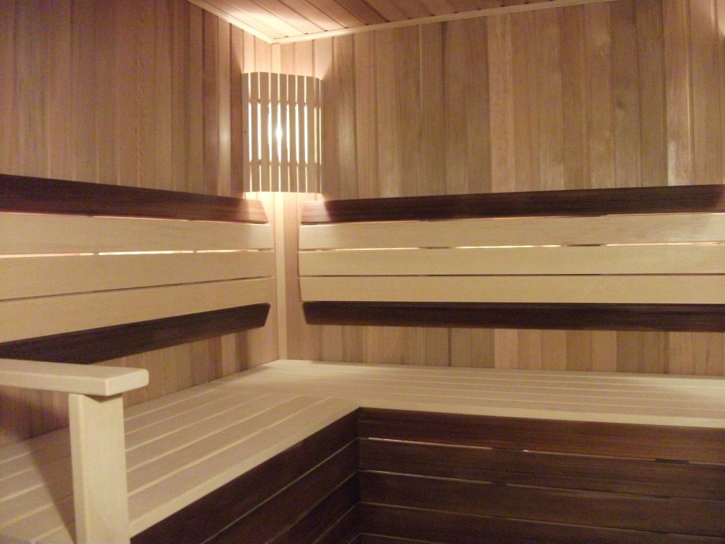 Sauna Lower Backrests