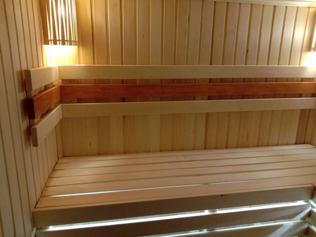 Sauna Lower Backrests